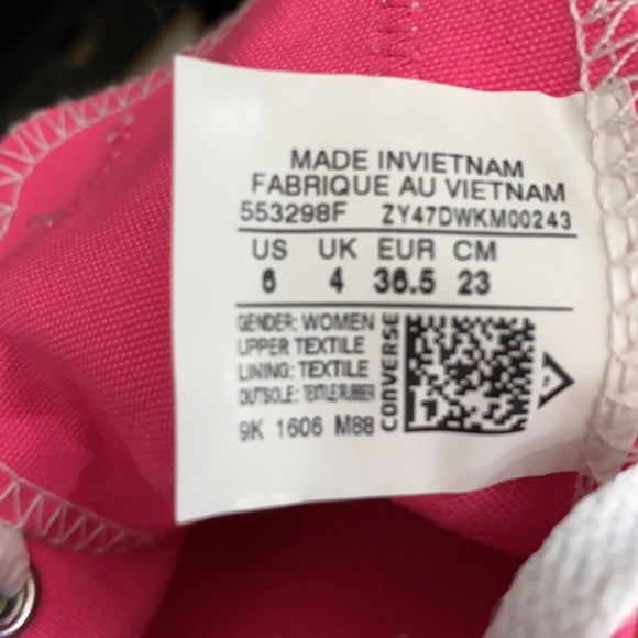 Converse Ctas Digital Floral Pink Women’s Sneakers - Picture 7 of 7